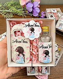 Kişiye Özel Kolonya ve Açacak Magnet Set